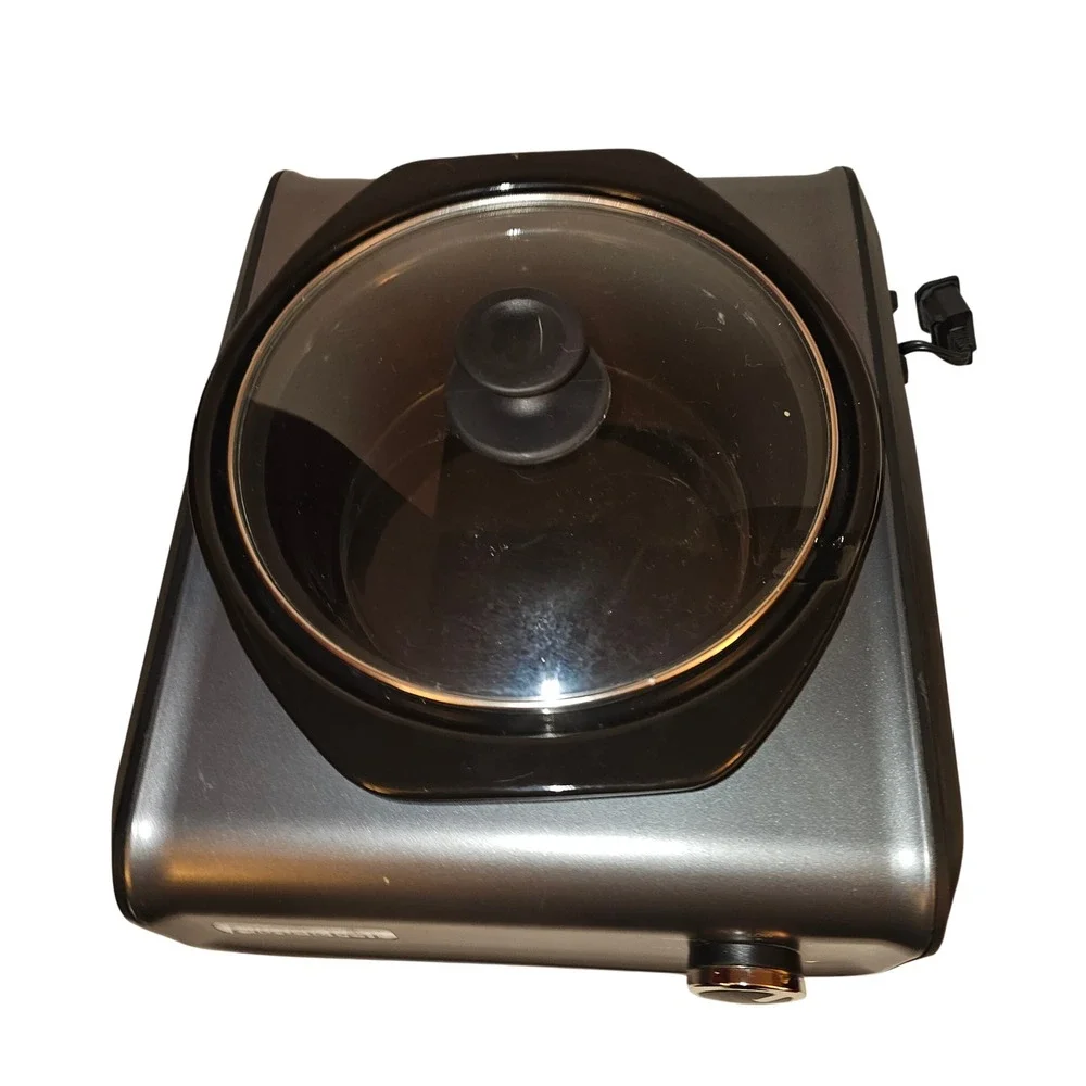 Crock-Pot Hook Up Connectable Slow Cooker 2-Quart Charcoal SCCPMD2-CH SCB4